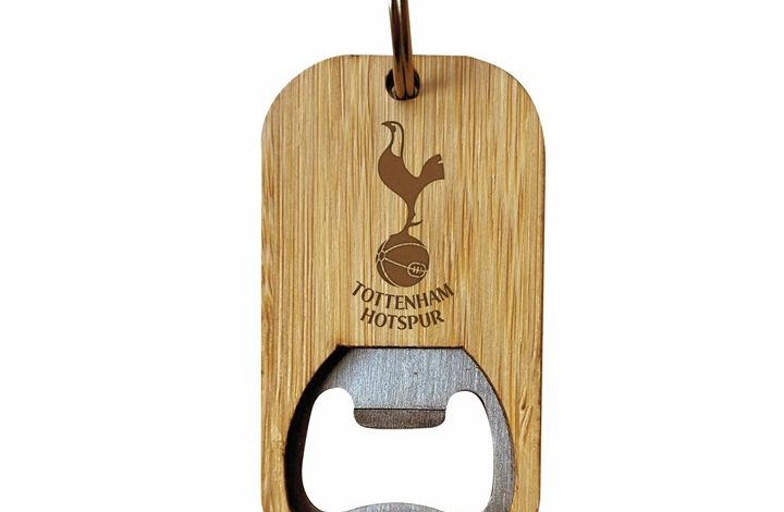 Tottenham Hotspur FC Bamboo Keyring Bottle Opener