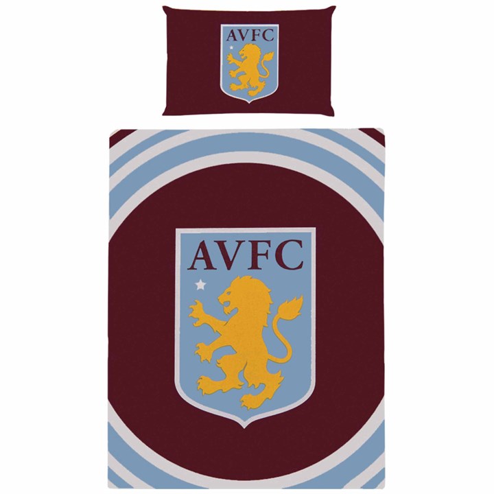 Aston Villa Pulse FC Single Duvet Set