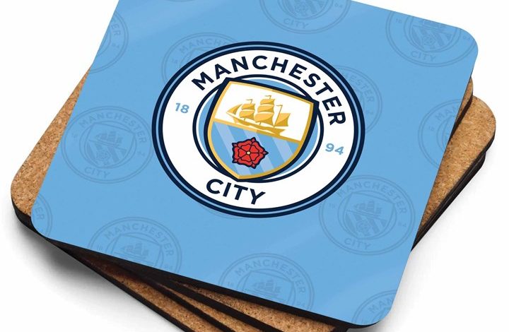 Manchester City FC Cork Coasters
