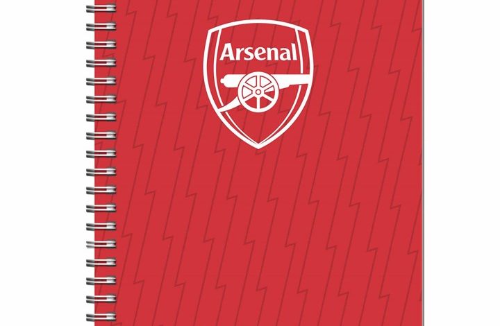 Arsenal FC Spiral Crest A5 Notebook