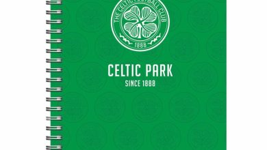 Celtic FC Spiral Crest A5 Notebook
