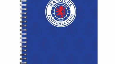 Rangers FC Spiral Crest A5 Notebook