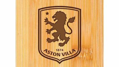 Aston Villa FC Bamboo Coaster