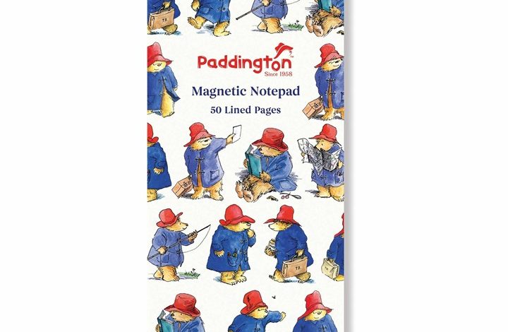 Paddington Bear Magnetic Memo Pad