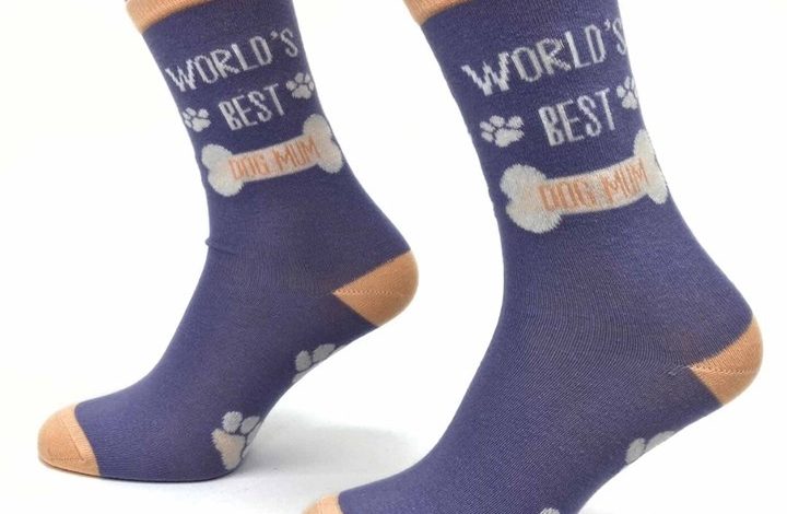 World's Best Dog Mum Socks - Size 4 - 8