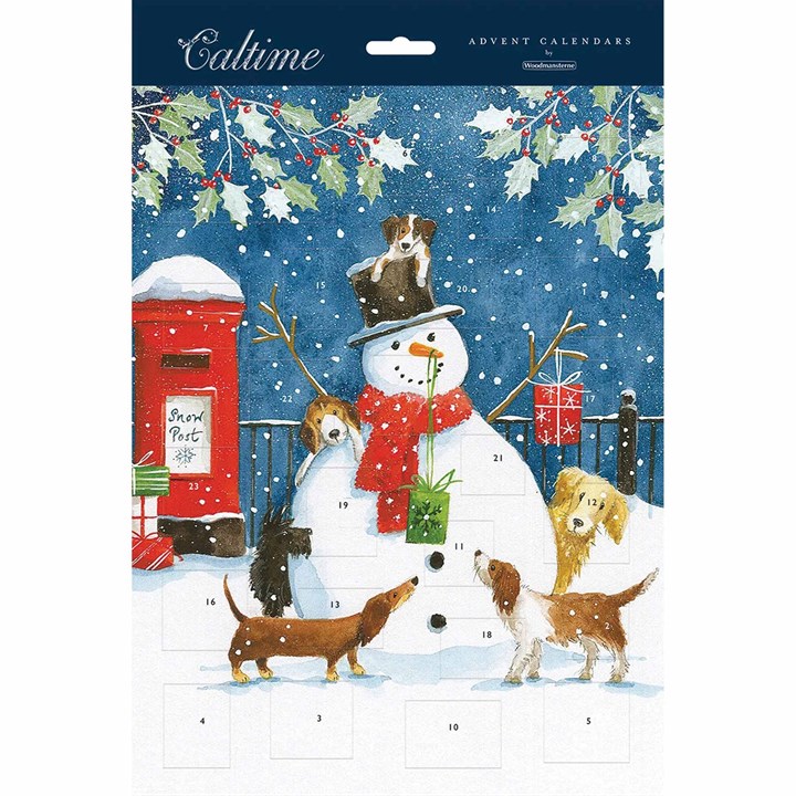 Snowman & Dog Friends Traditional Advent Calendar