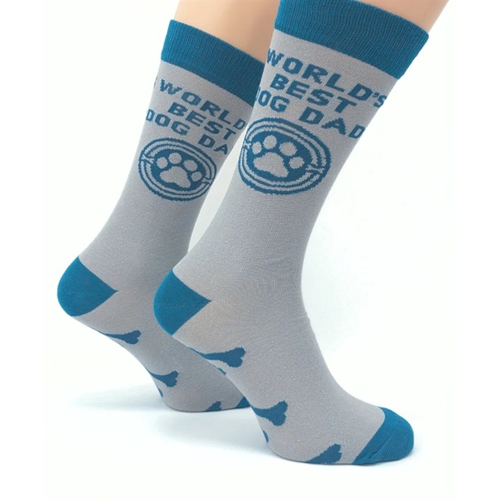 World’s Best Dog Dad Socks – Size 7 – 11
