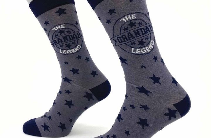 Grandad The Legend Socks - Size 7 - 11