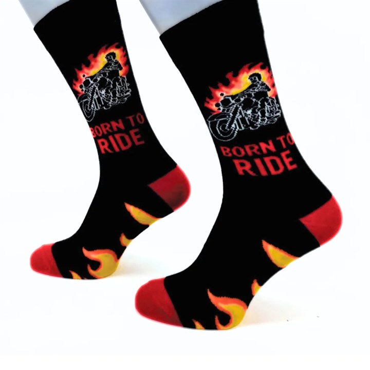 Born to Ride Socks – Size 7 – 11