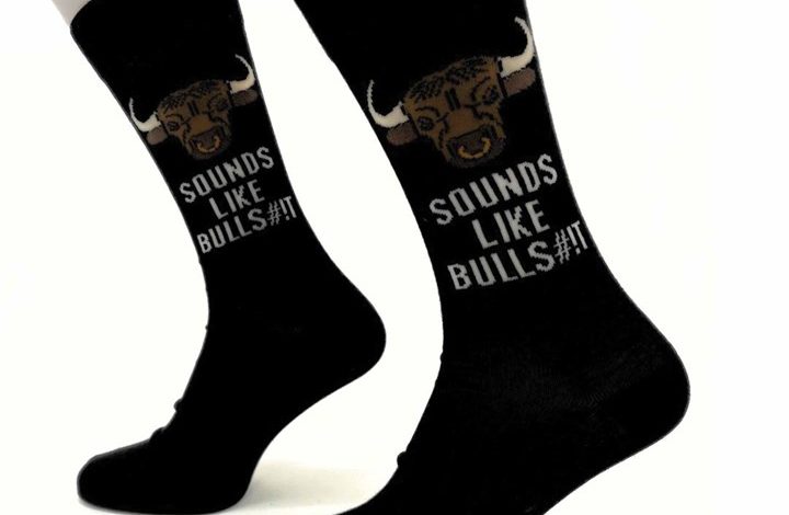 Sounds Like Bullsh*t to Me Socks - Size 7 - 11