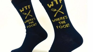 WTF?! Where's the Food? Socks - Size 7 - 11
