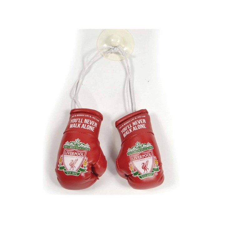 Liverpool FC You’ll Never Walk Alone Car Hanging Boxing Gloves