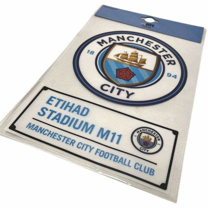 Manchester City FC Crest Car Window Decal
