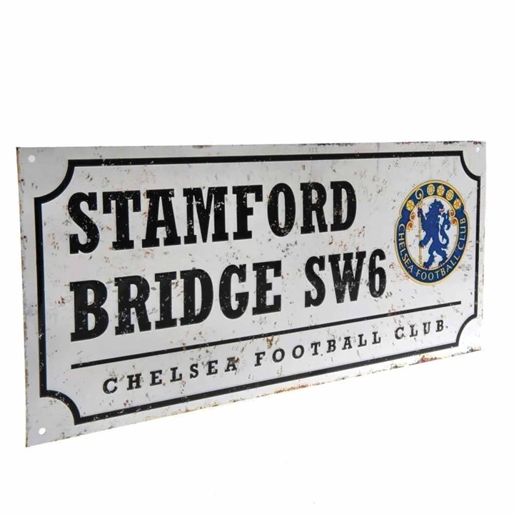 Chelsea FC Nostalgia Street Sign