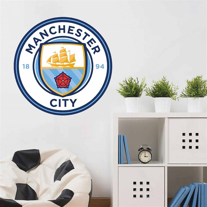 Manchester City FC Crest Wall Sticker