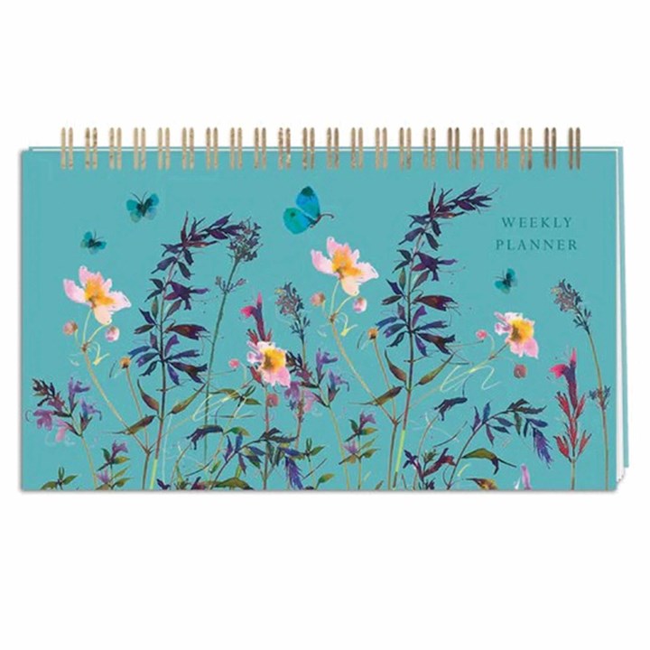 Watercolour Floral Butterflies Weekly Planner