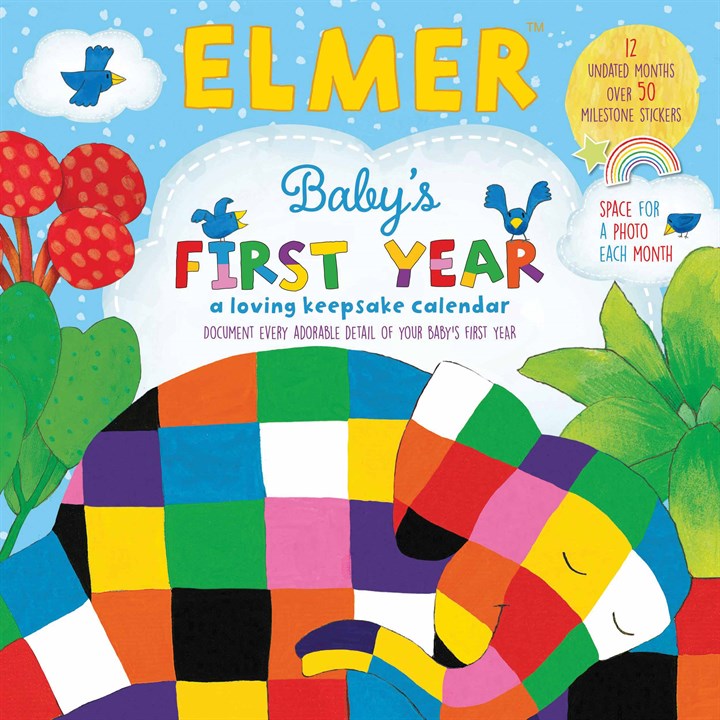 Elmer the Elephant Baby’s First Year Calendar
