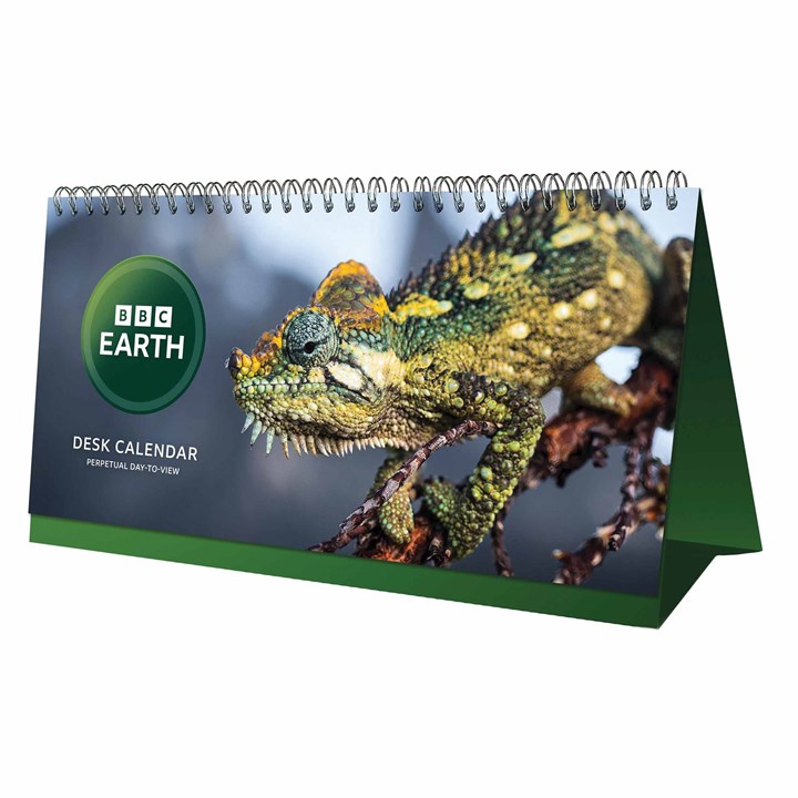 BBC Earth Perpetual Easel Desk Calendar