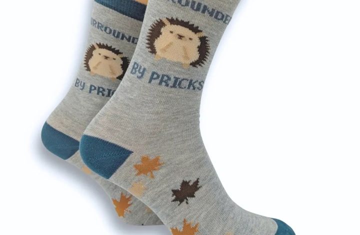 Surrounded By Pricks Socks - Size 4 - 8