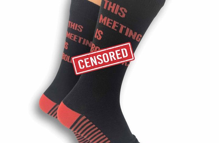 This Meeting is Boll*cks Socks - Size 7 - 11