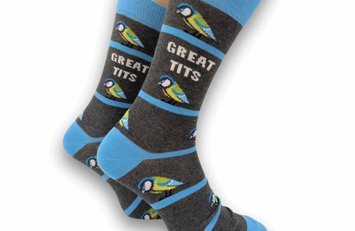 Great Tits Socks - Size 7 - 11