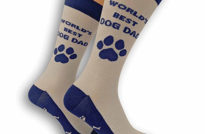 World's Best Dog Dad Socks - Size 7 - 11