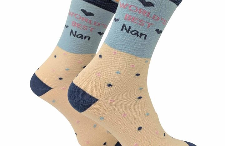 World's Best Nan Socks - Size 4 - 8