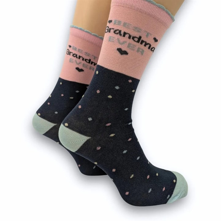 Best Grandma Ever Socks – Size 4 – 8
