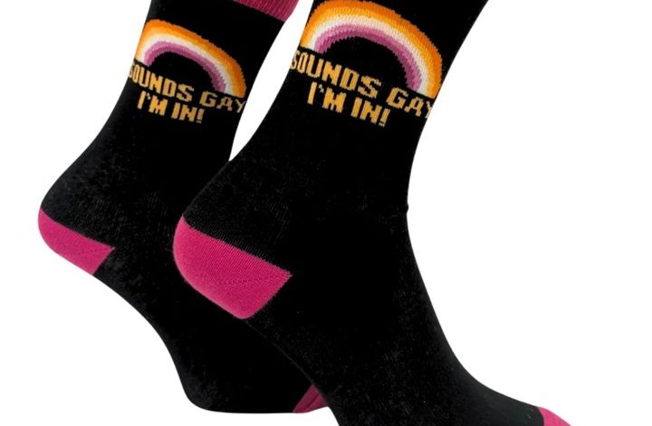 Sounds Gay I'm In Socks - Size 4 - 8