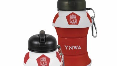 Liverpool FC Collapsible Football Water Bottle