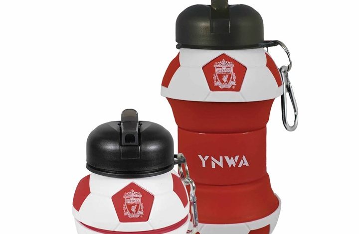 Liverpool FC Collapsible Football Water Bottle