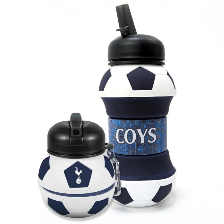Tottenham Hotspur FC Collapsible Football Water Bottle