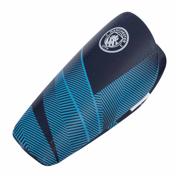 Manchester City FC Fuse Slip in Shin Guards – Size Junior