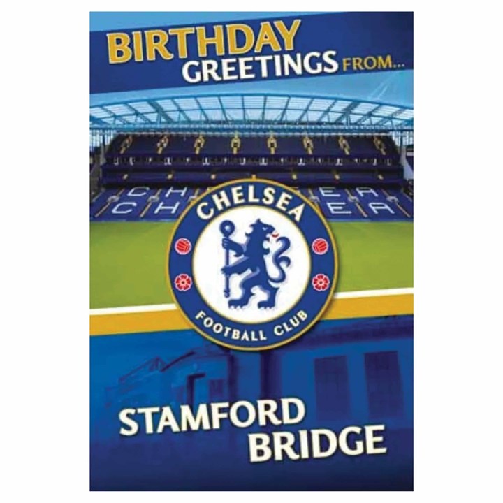 Chelsea FC Stadium Pop Up Birthday Card