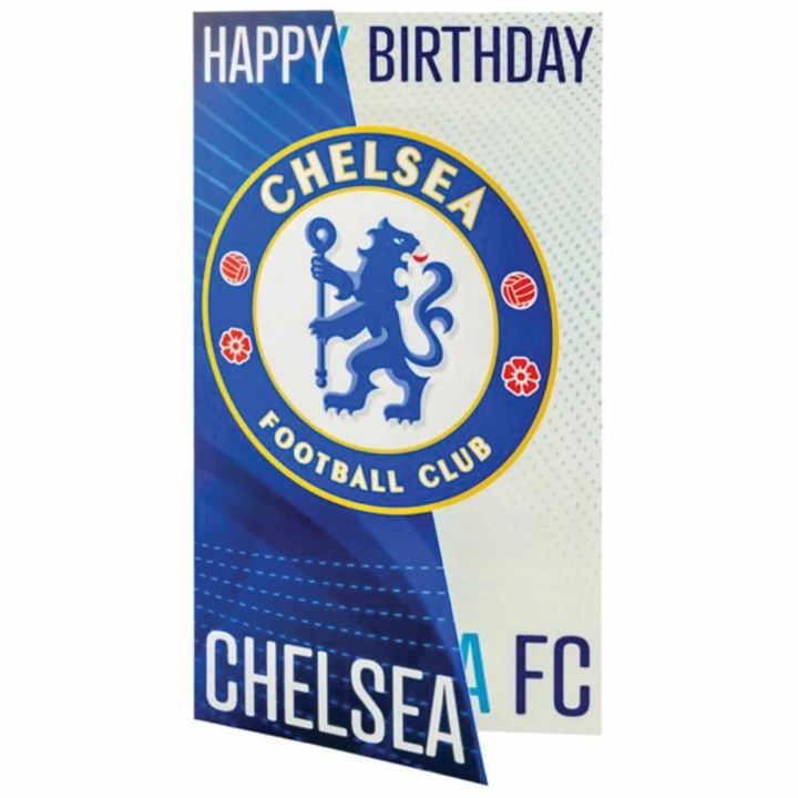 Chelsea FC Crest Birthday Card