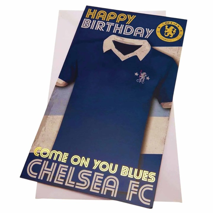 Chelsea FC COYB Shirt Birthday Card