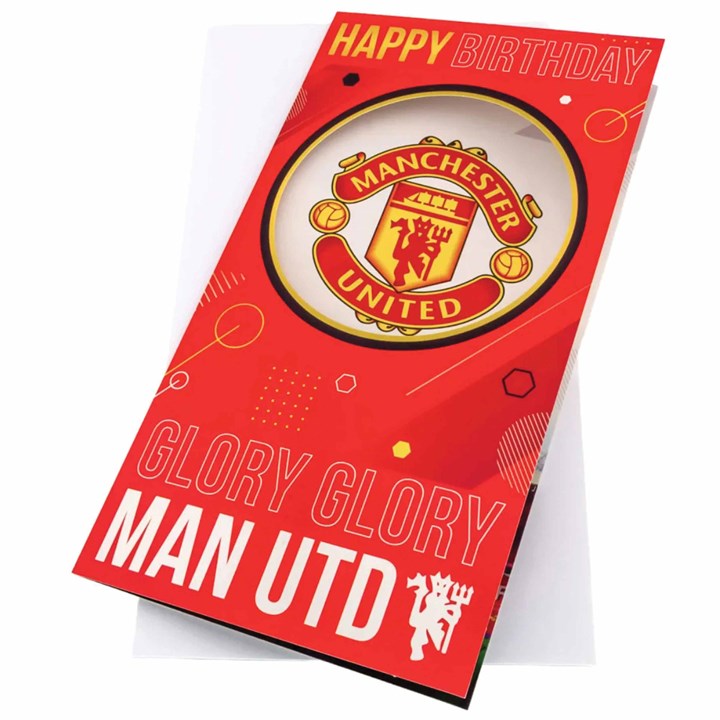 Manchester United FC Crest Birthday Card