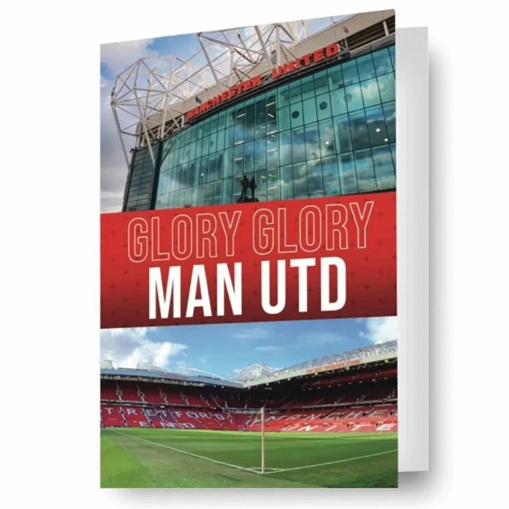 Manchester United FC 3D Effect Birthday Card