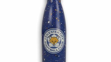 Leicester City FC Paint Splatter Water Bottle