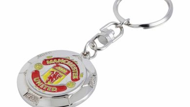 Manchester United FC Silver Ball Keyring