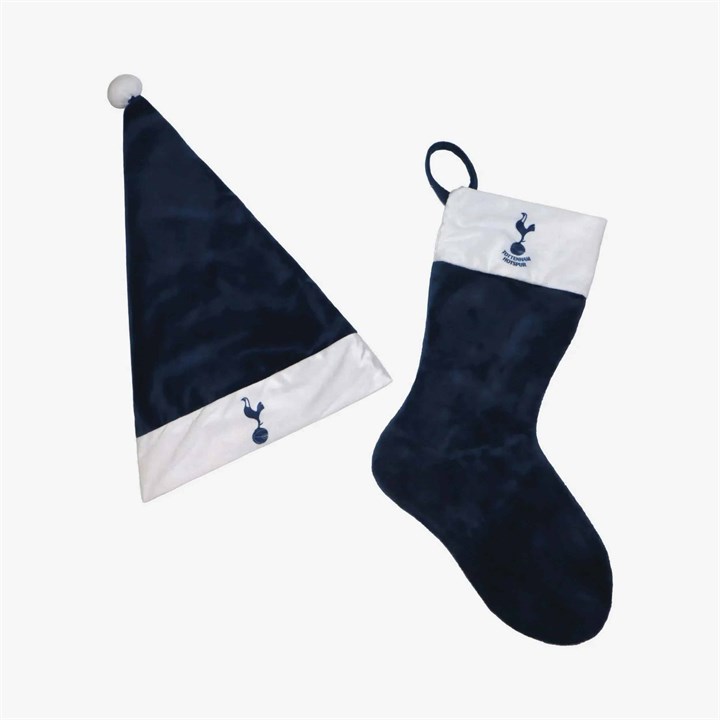Tottenham Hotspur FC Felt Santa Hat & Stocking Tree Ornament Set