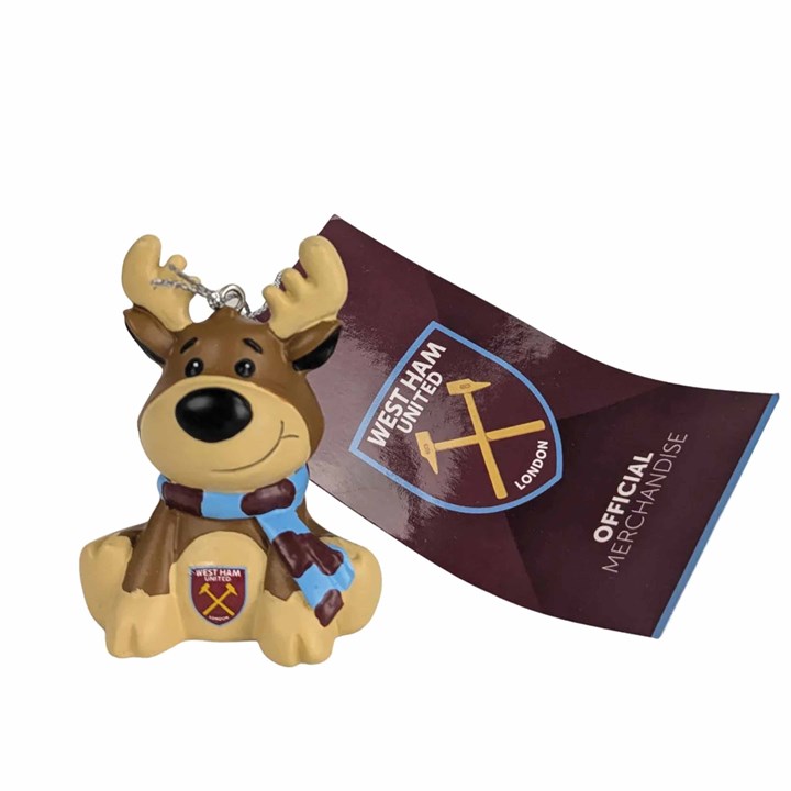 West Ham United FC Reindeer Ornament