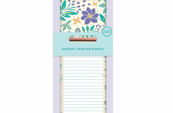 Lucilla Lavender Magnetic Memo Pad