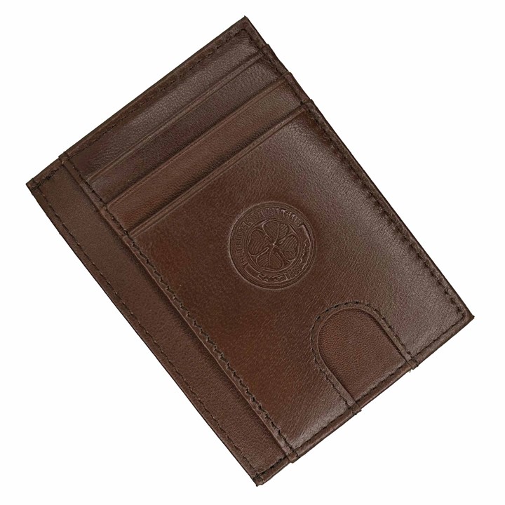 Celtic FC Brown Leather Card Holder