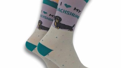 I Heart My Dachshund Socks - Size 4 - 8