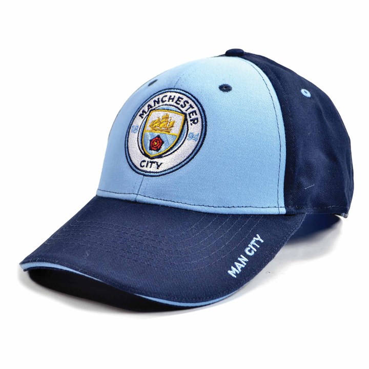 Manchester City FC Sky Blue & Navy Baseball Cap