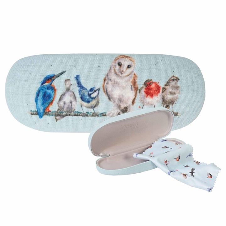 Wrendale Designs, Pottering About, Birds Glasses Case