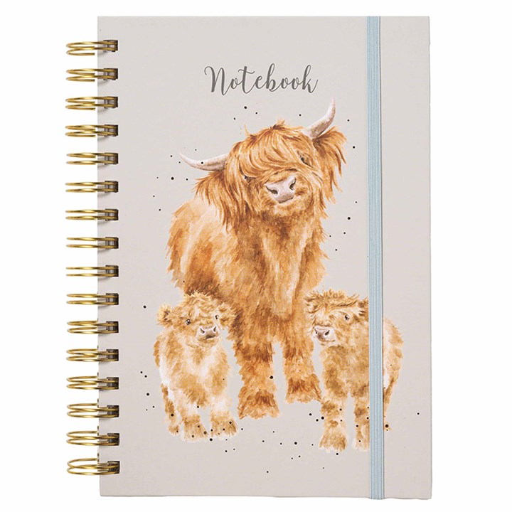 Wrendale Designs, Highland Cow A5 Notebook