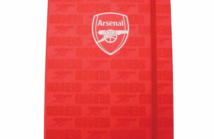 Arsenal FC Gold Crest A5 Notebook