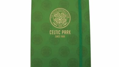 Celtic FC Gold Crest A5 Notebook